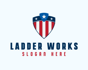 Stars & Stripes Shield logo design