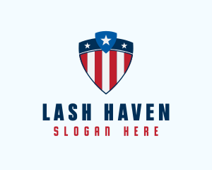 Stars & Stripes Shield logo design