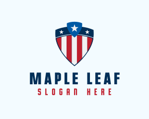 Stars & Stripes Shield logo design