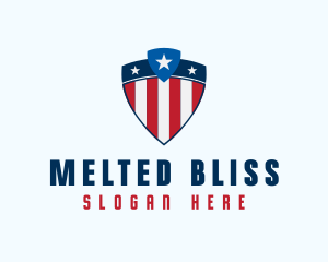 Stars & Stripes Shield logo design