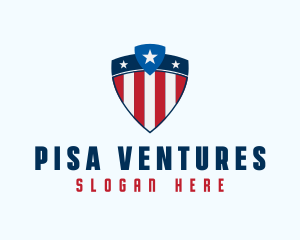 Stars & Stripes Shield logo design