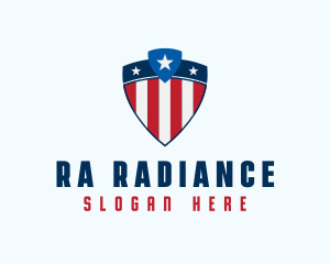 Stars & Stripes Shield logo design