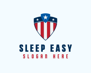 Stars & Stripes Shield logo design