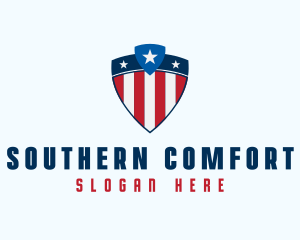 Stars & Stripes Shield logo design