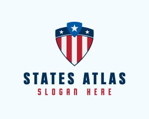 Stars & Stripes Shield logo design