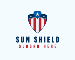 Stars & Stripes Shield logo design