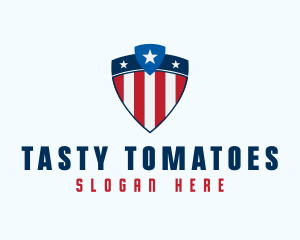 Stars & Stripes Shield logo design