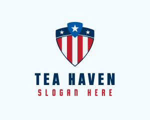 Stars & Stripes Shield logo design