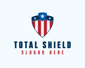 Stars & Stripes Shield logo design