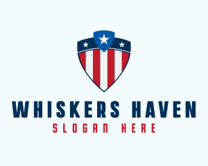 Stars & Stripes Shield logo design