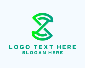 Letter Sz - Logistics Tech Business logo design