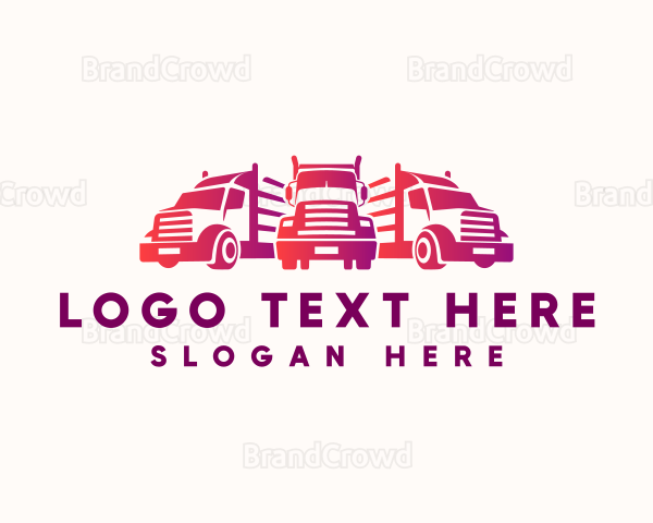 Freight Truck Fleet Logo