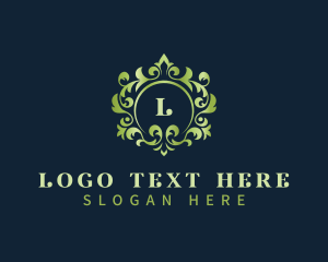 Boutique - Elegant Floral Vines logo design