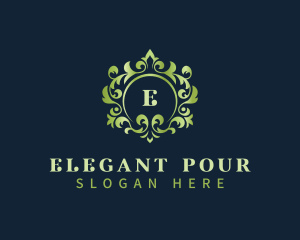 Elegant Floral Vines logo design