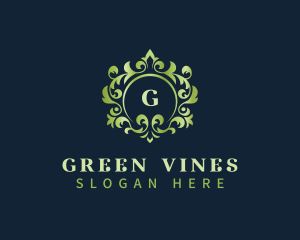 Elegant Floral Vines logo design