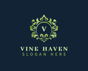 Elegant Floral Vines logo design