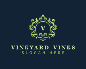 Elegant Green Vines Logo