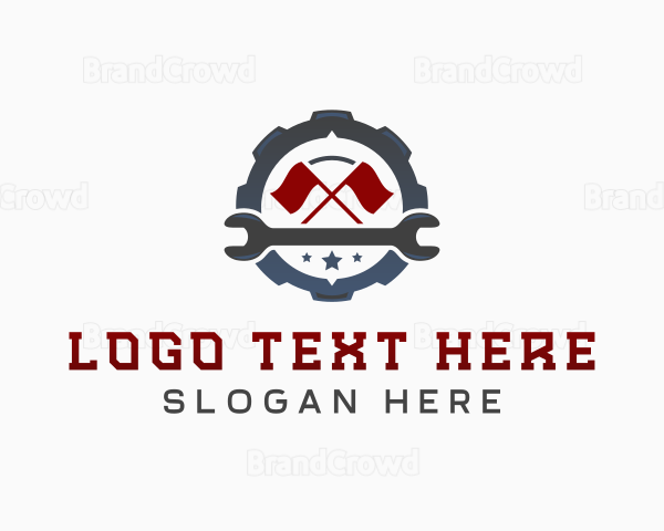 Mechanical Repair Wrench Logo