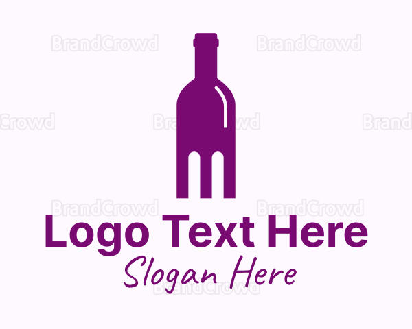 Liquor Bottle Distillery Logo