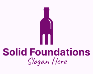 Wine Business - Liquor Bottle Distillery logo design