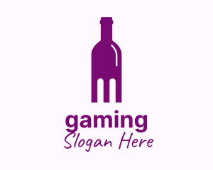 Wine - Liquor Bottle Distillery logo design