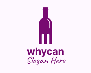 Wine Bar - Liquor Bottle Distillery logo design