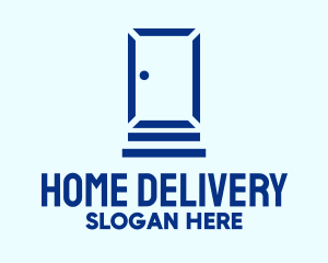 Blue Door Entry logo design