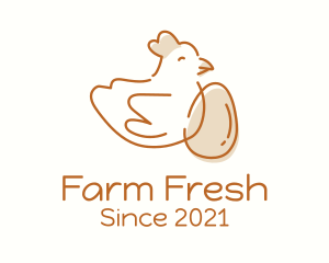 Poultry Farm Chicken  logo design