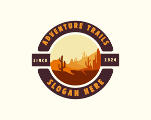 Desert Travel Destination logo design