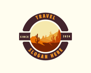 Desert Travel Destination logo design