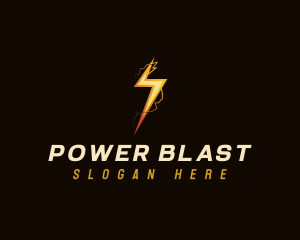 Electric Lightning Power logo design