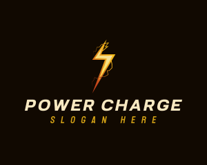 Electric Lightning Power logo design