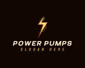 Electric Lightning Power logo design