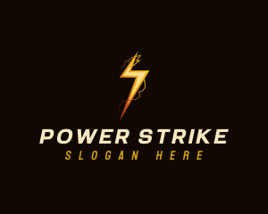 Electric Lightning Power logo design