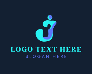 Media - Abstract Business Letter J logo design