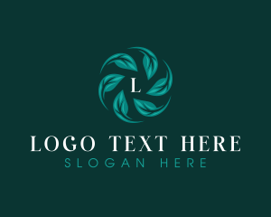 Eco - Leaf Natural Meditation logo design