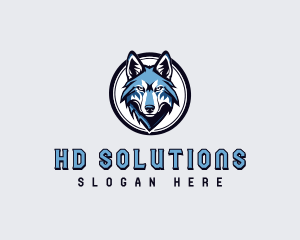 Sports Team Wolf logo design