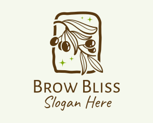 Brown Olive Branch logo design