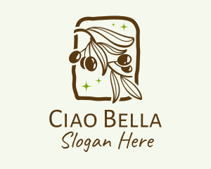 Brown Olive Branch logo design