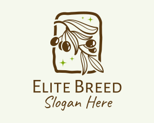 Brown Olive Branch logo design