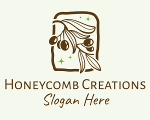 Brown Olive Branch logo design