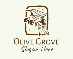 Olive - Brown Olive Branch logo design