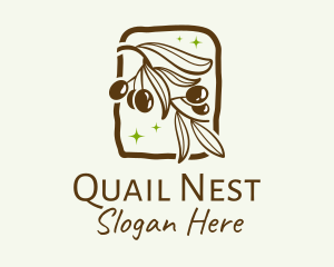 Brown Olive Branch logo design