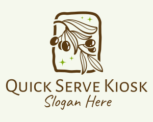 Brown Olive Branch logo design