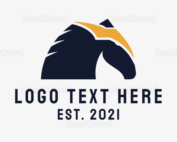 Lightning Fast Horse Logo