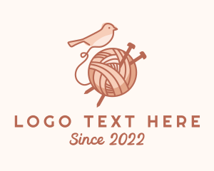 Thread - Sparrow Yarn Embroidery logo design