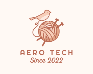 Sparrow Yarn Embroidery logo design