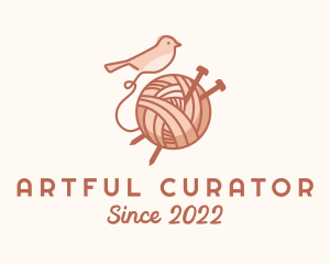 Sparrow Yarn Embroidery logo design