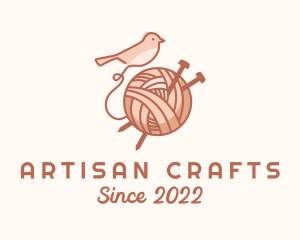 Crafts - Sparrow Yarn Embroidery logo design