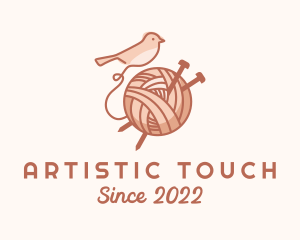 Sparrow Yarn Embroidery logo design